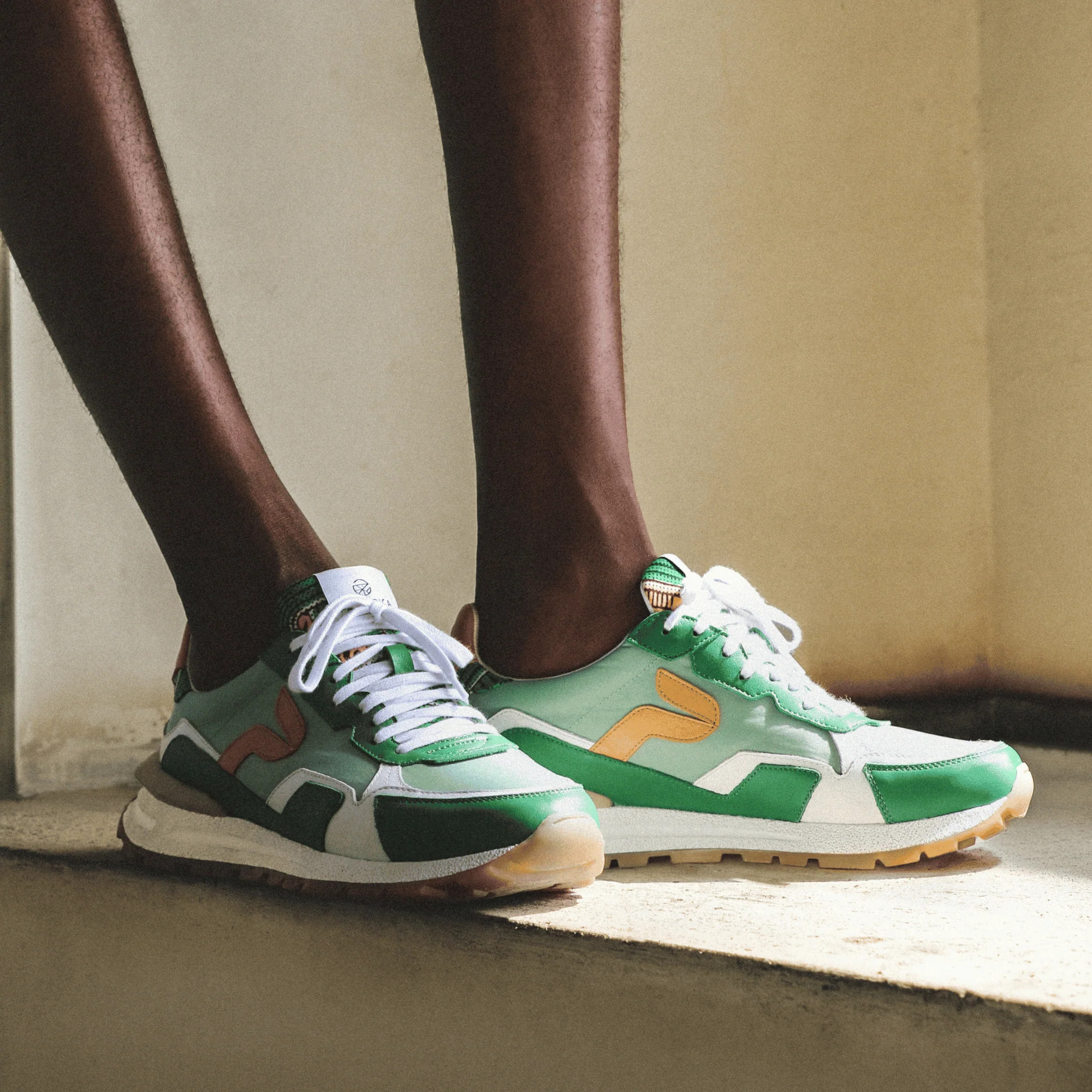 African Fair Trade Sneaker - Akanda Vert - 41 - Marokko