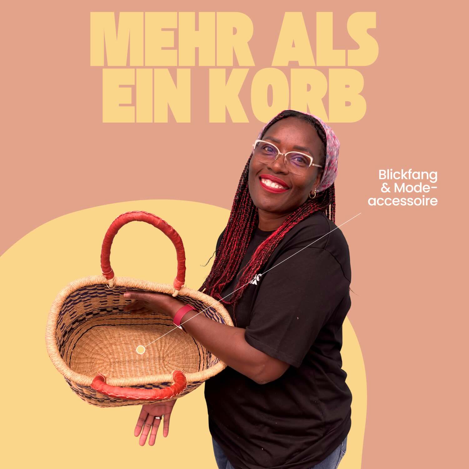 Bolga Korb - Nungua - Oval