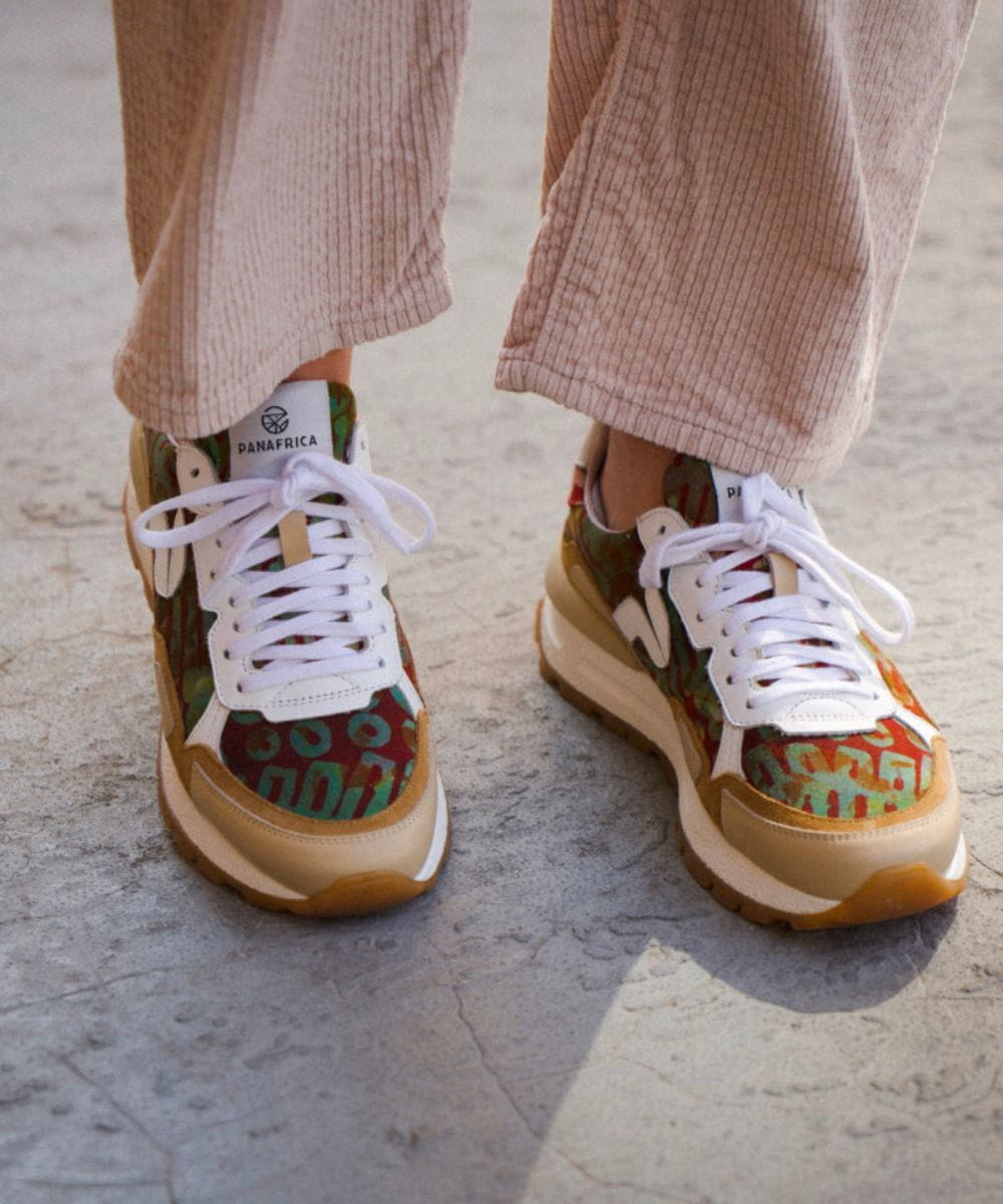 African Fair Trade Sneaker - Akanda Camo African Fair Trade Sneaker - Akanda Camo