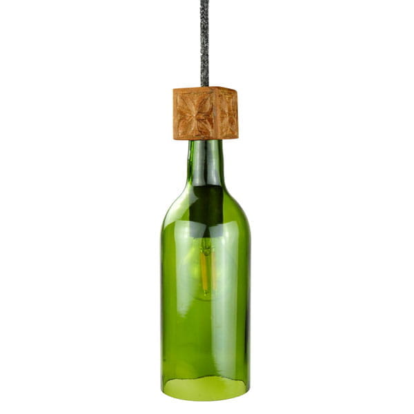 Lampe Weinflasche - Bottle Grün - Nur Lampenschirm Lampe Weinflasche - Bottle Grün - Nur Lampenschirm