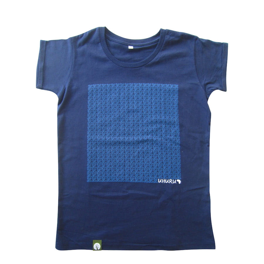 Uhuru - Woman - Blau - Organic Shirt