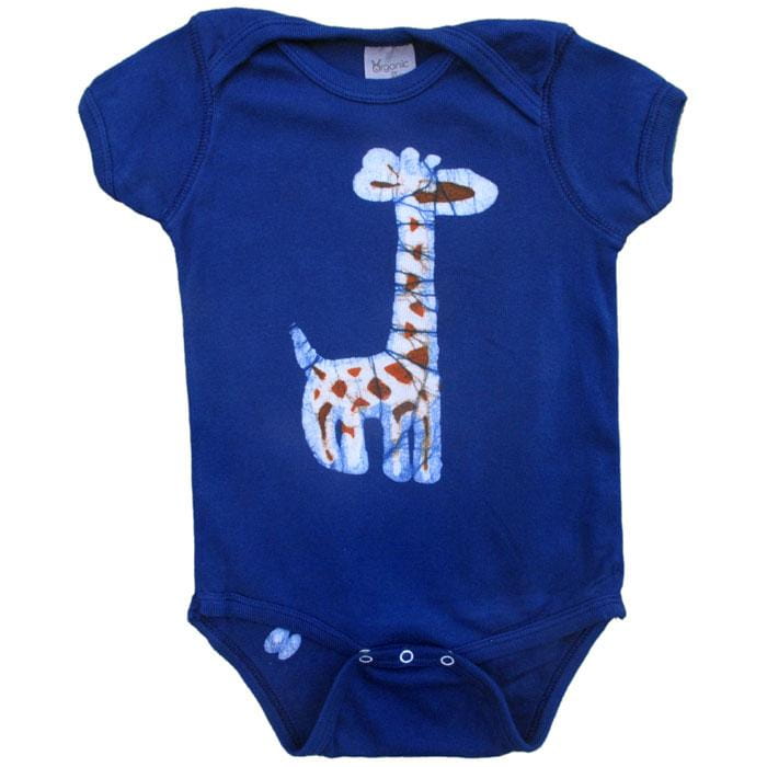 Bio Baby Strampler - Giraffe - Kurzarm Bio Baby Strampler - Giraffe - Kurzarm