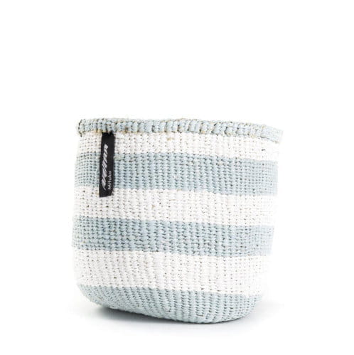 Kiondo Korb XS - Stripes - Hellblau