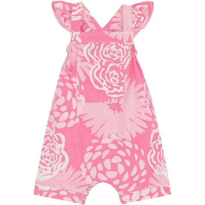 Bio Baby Strampler - Blumengarten - Pink Bio Baby Strampler - Blumengarten - Pink