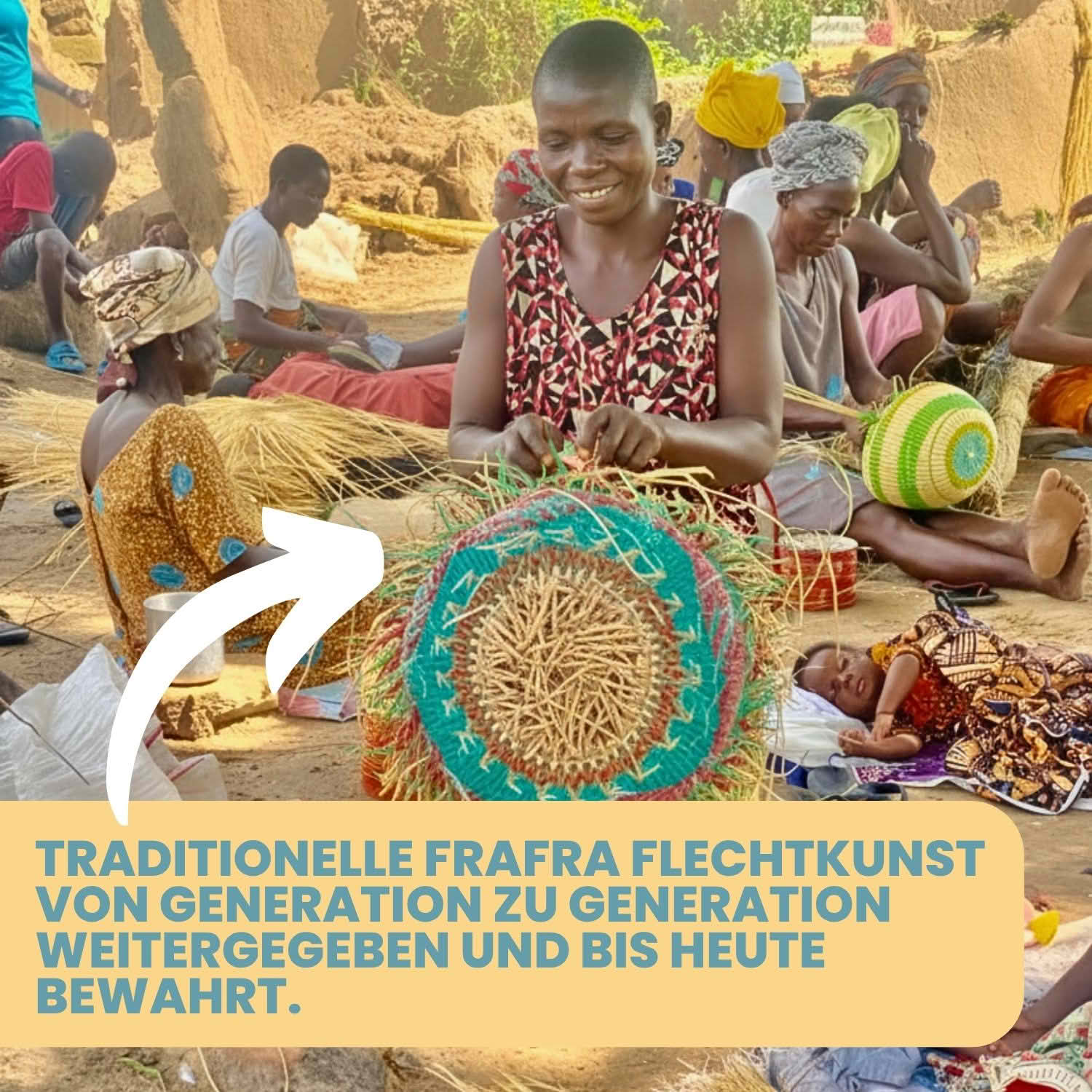 Traditionelle Frafra Flechtkunst Traditionelle Frafra Flechtkunst