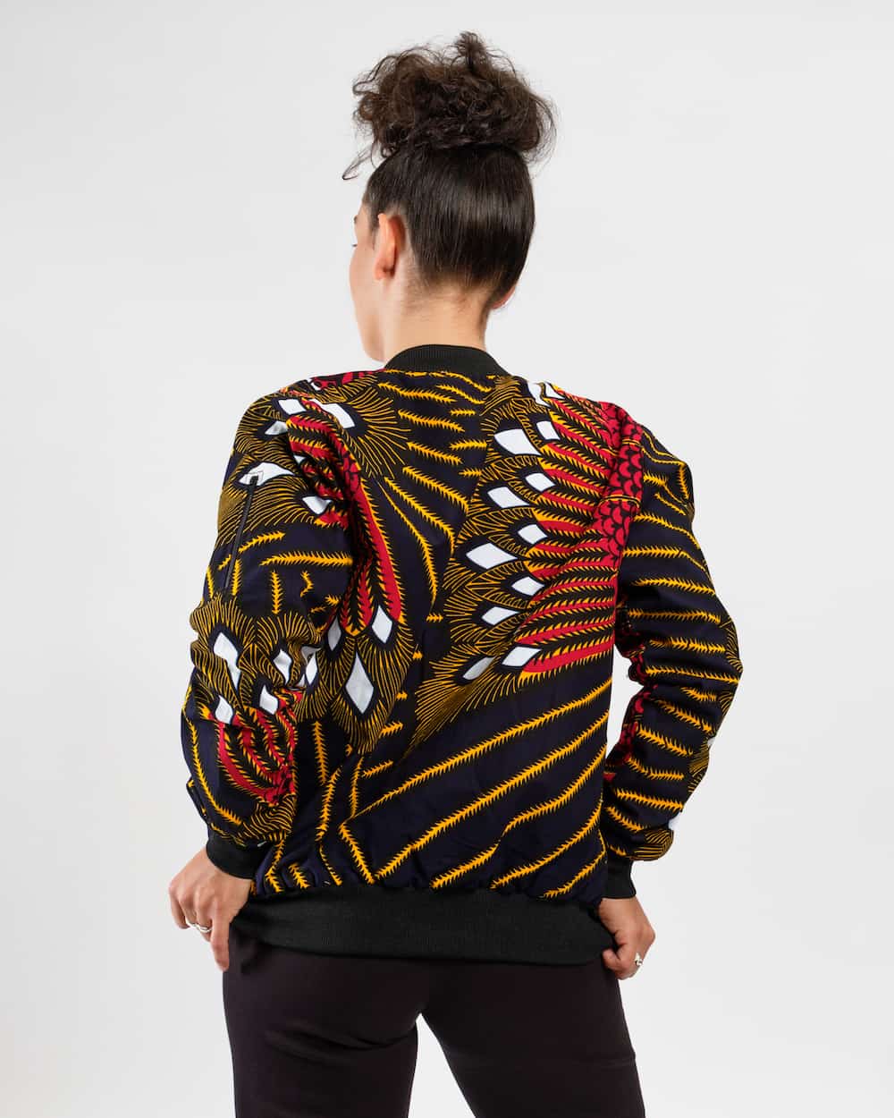 Bomberjacke Kitenge - Lulu - Unisex Bomberjacke Kitenge - Lulu - Unisex