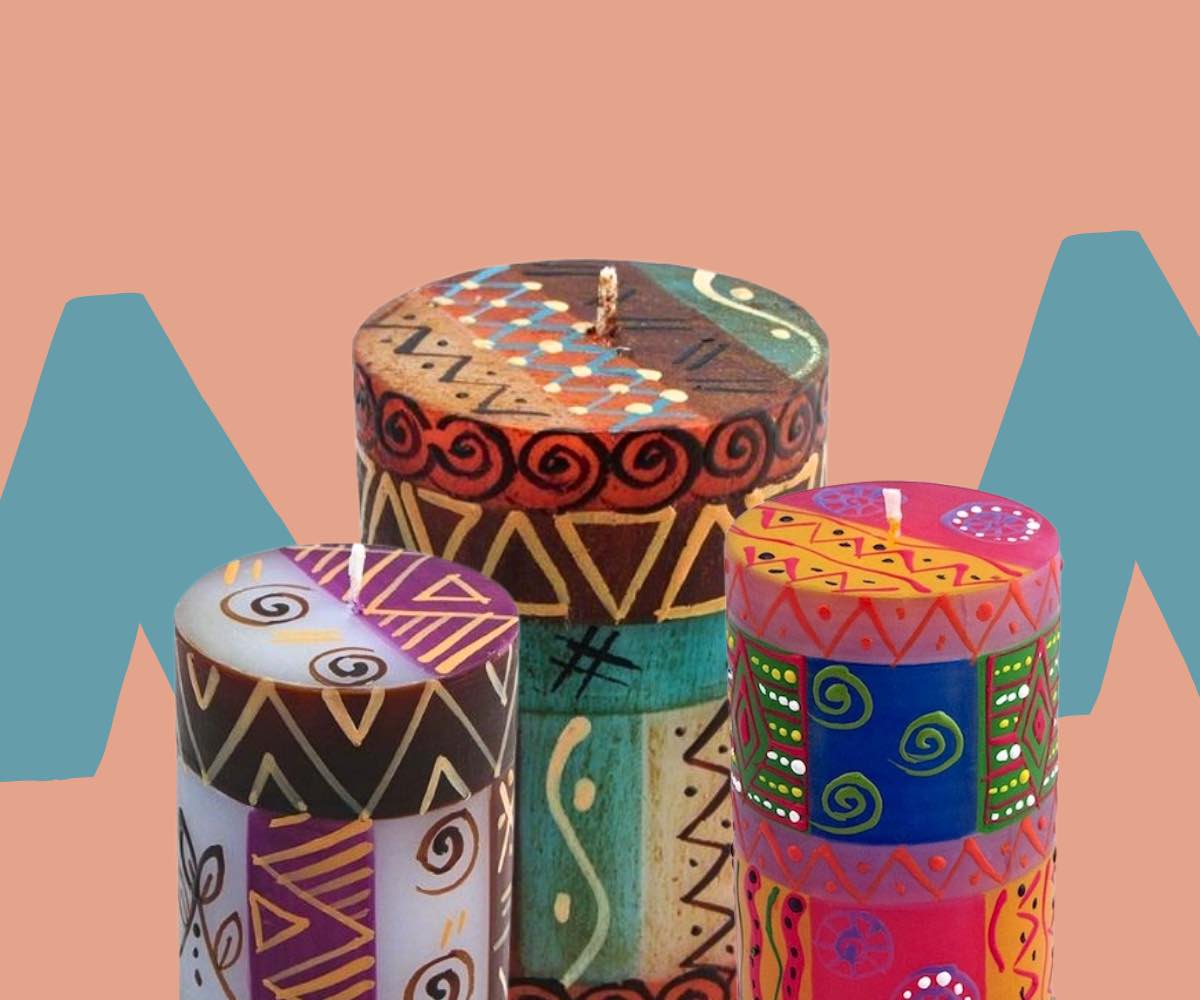 Kunstkerzen aus Afrika Kunstkerzen aus Afrika