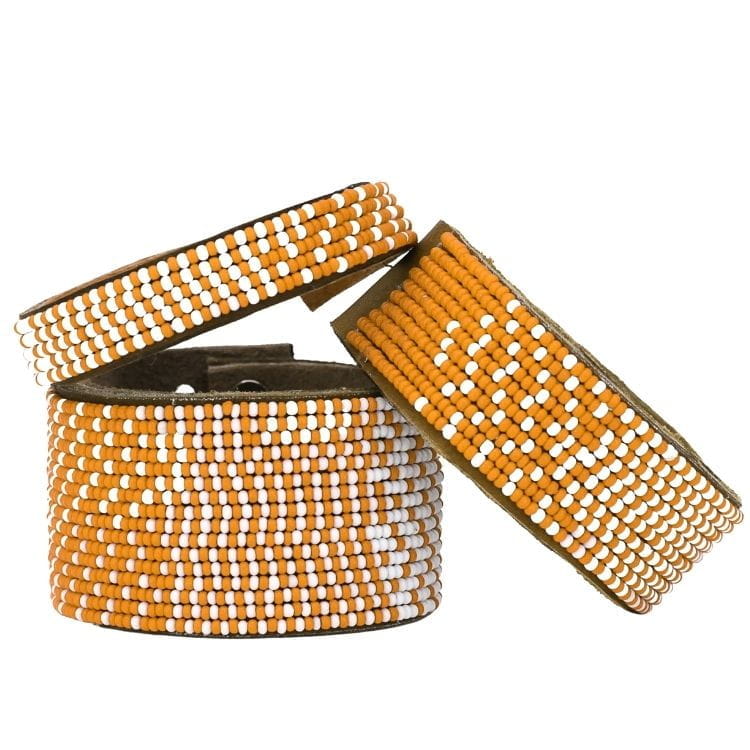 Perlenarmband - Ombre Orange - S/M/L