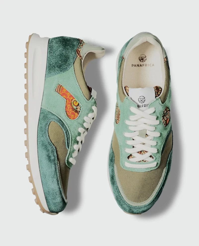 African Fair Trade Sneaker - Arusha Verde African Fair Trade Sneaker - Arusha Verde
