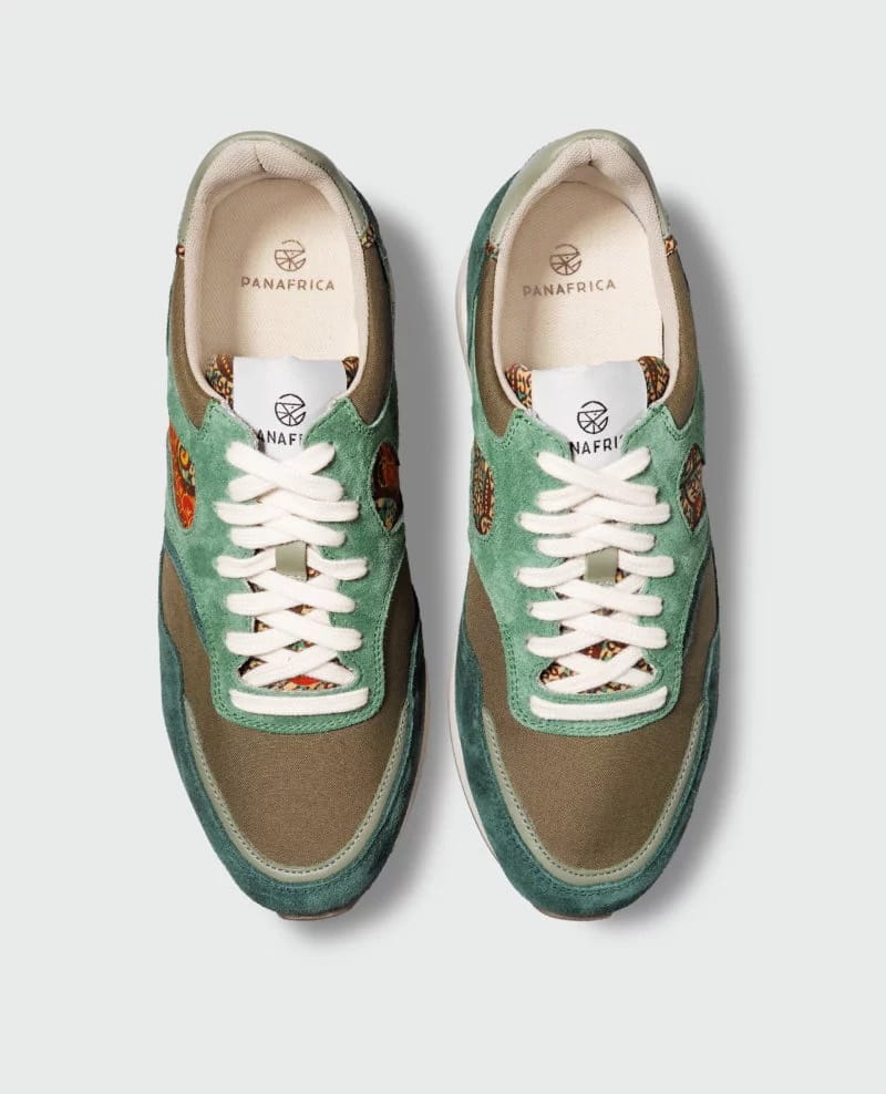 African Fair Trade Sneaker - Arusha Verde African Fair Trade Sneaker - Arusha Verde