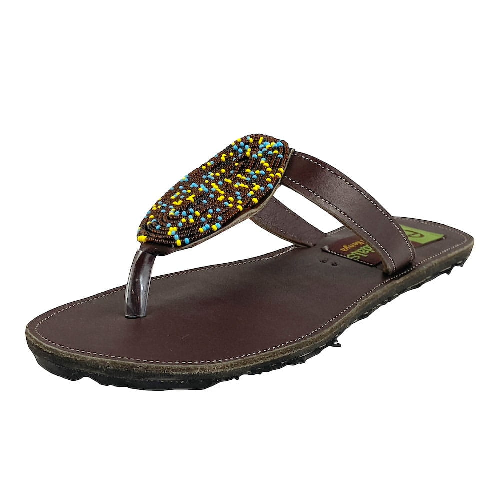 Afrikanische Sandalen - Safi - Braun