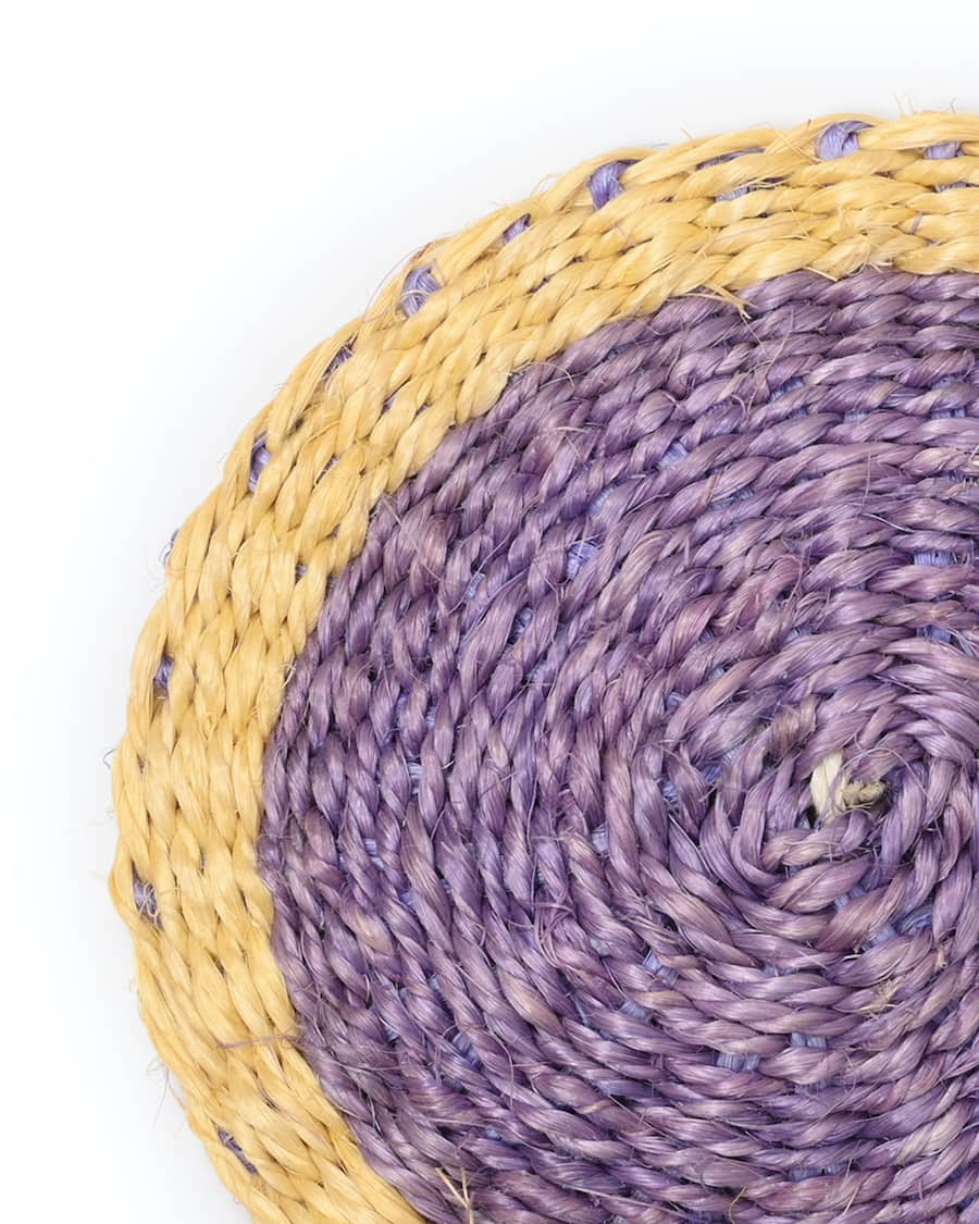 4er Set Sisal Untersetzer - 10cm - Mosi 4er Set Sisal Untersetzer - 10cm - Mosi