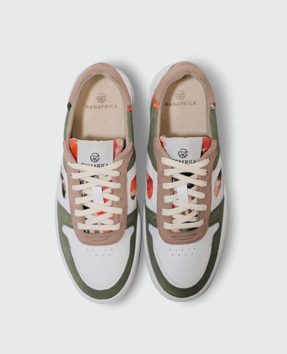 African Fair Trade Sneaker - Kasai Khaki