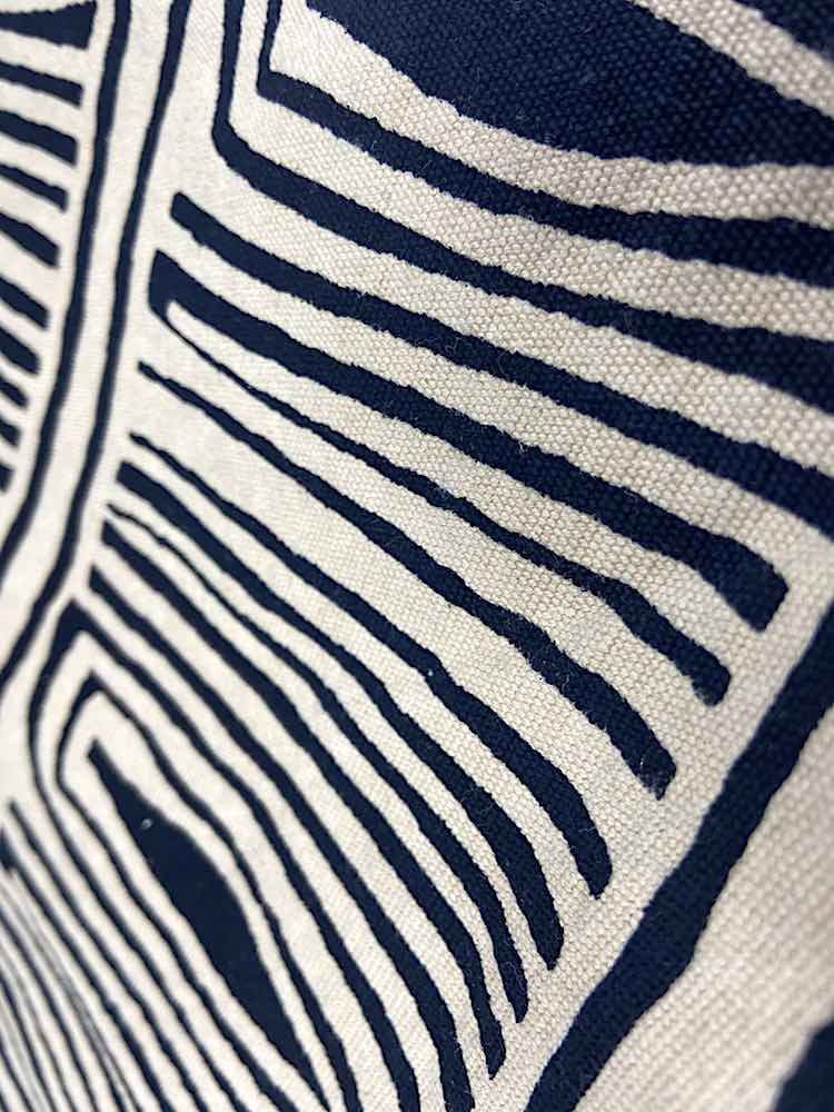 African Tote Bags - Safari - Tukul Navy African Tote Bags - Safari - Tukul Navy