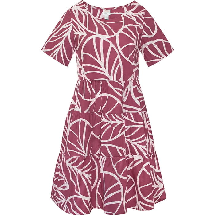 Tiered Dress Short - Canopy - Rosewood Tiered Dress Short - Canopy - Rosewood