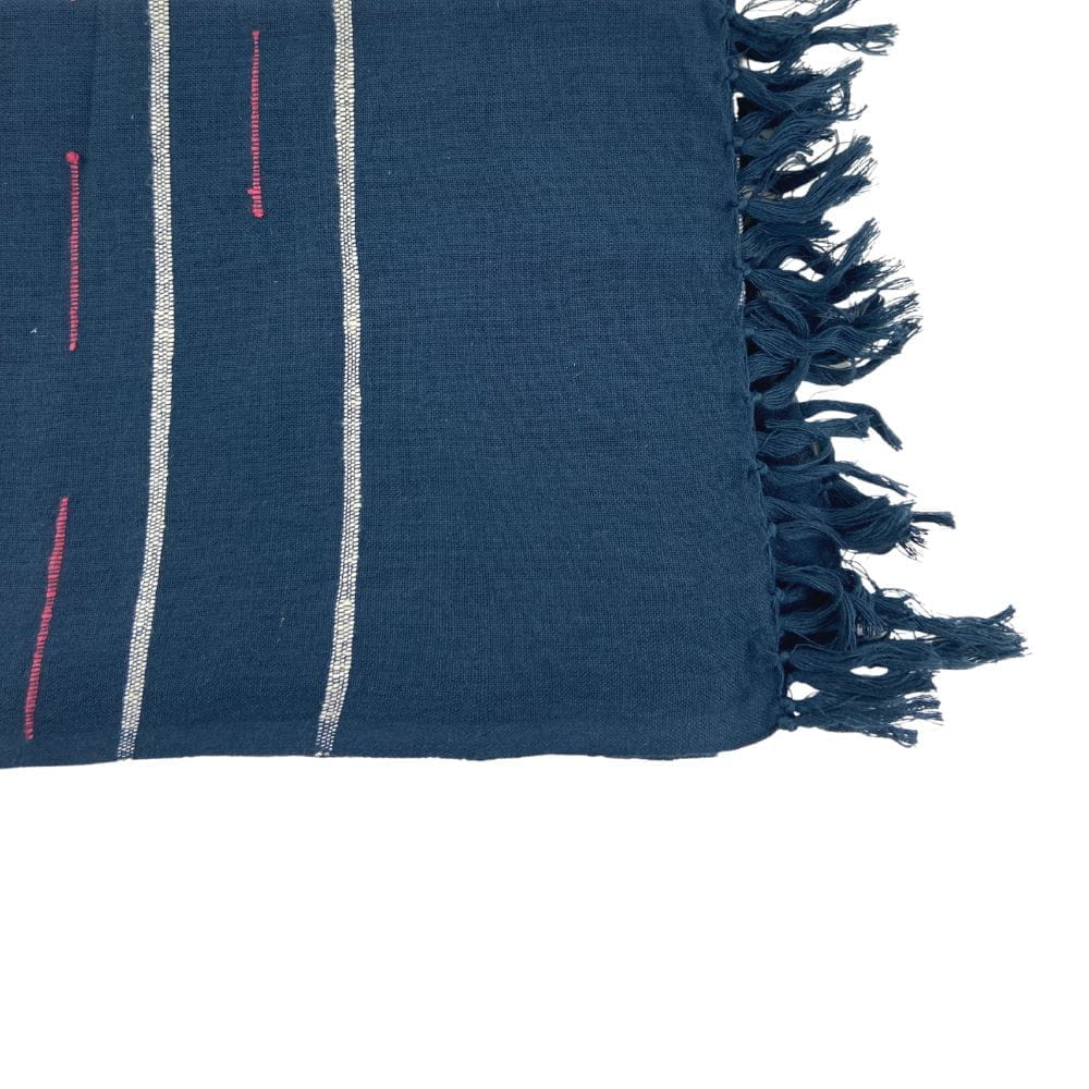Henoc - Baumwoll- & Seidenschal - Unisex - Blau Henoc - Baumwoll- & Seidenschal - Unisex - Blau