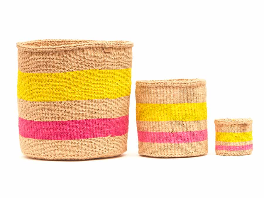 Sisal Korb - Mazao - S/M/L Sisal Korb - Mazao - S/M/L