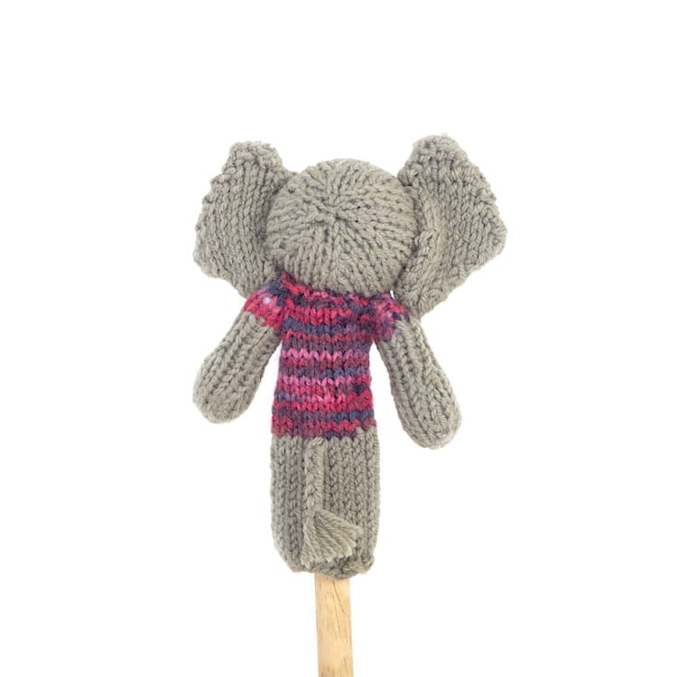 Fingerpüppchen Elefant Krokodil Gogo Olive Fingerpüppchen Elefant Krokodil Gogo Olive