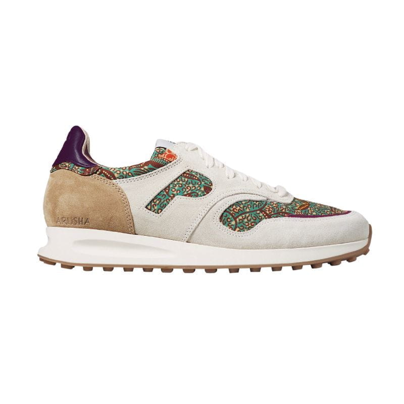 African Fair Trade Sneaker - Arusha Creme