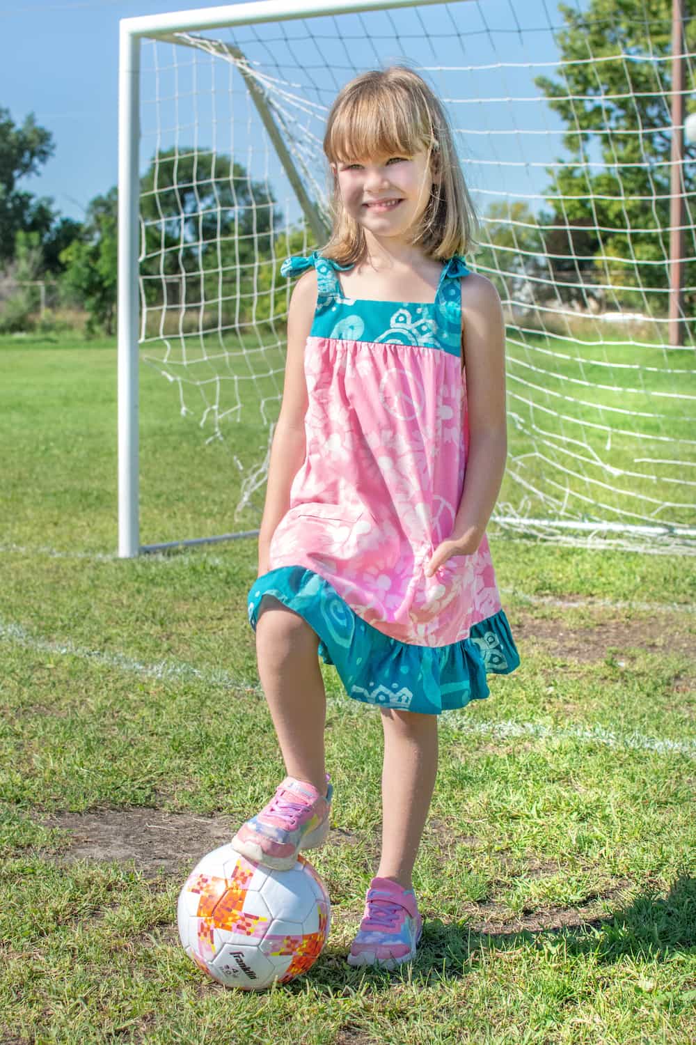 Girls Pocket Dress - Sahara Mustard Girls Pocket Dress - Sahara Mustard