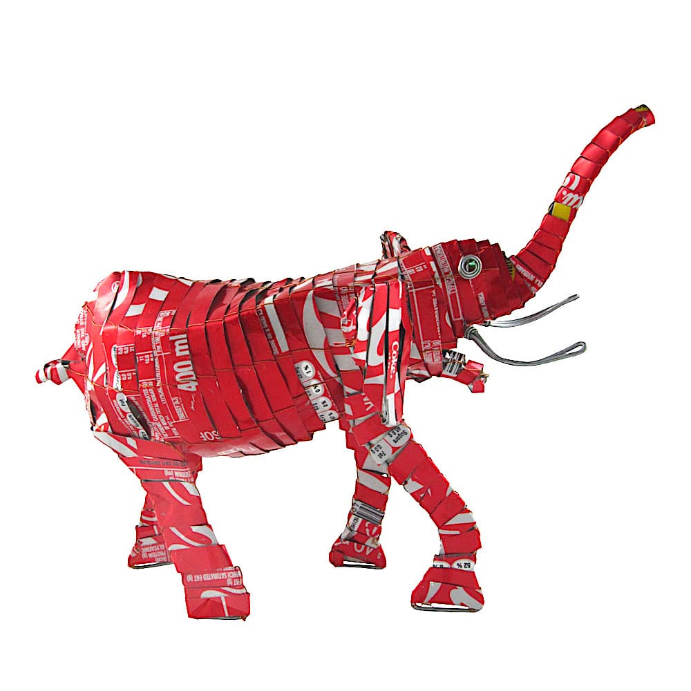 Elefant - Recycling Blechtiere - M Elefant - Recycling Blechtiere - M