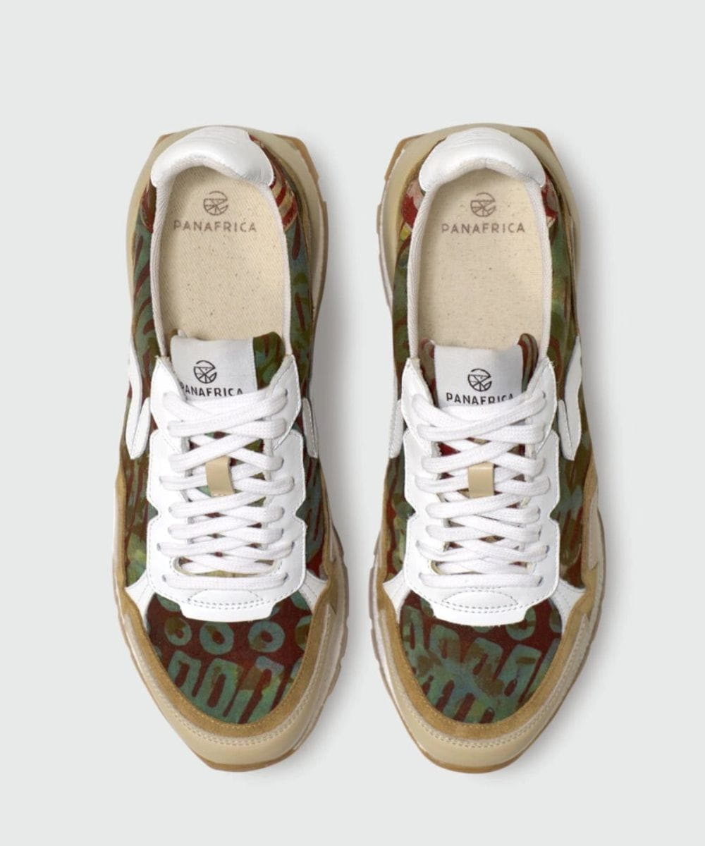 African Fair Trade Sneaker - Akanda Camo