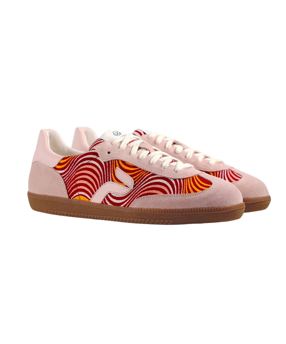 African Fair Trade Sneaker - Sahara Bonbon African Fair Trade Sneaker - Sahara Bonbon