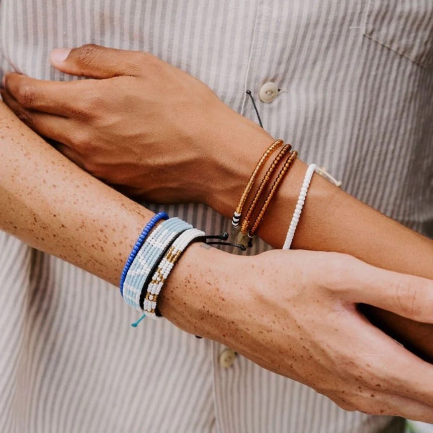 Perlenarmband - Yala - Weiß Perlenarmband - Yala - Weiß