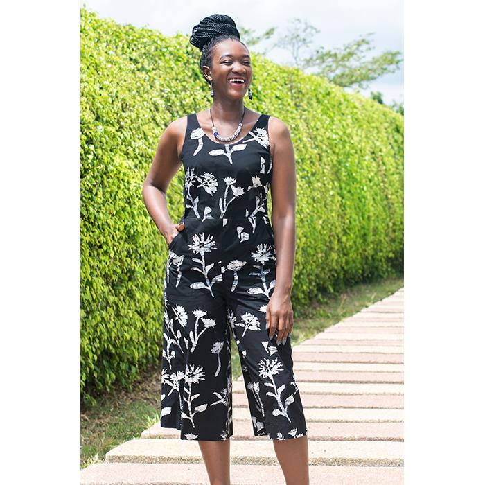 Jumpsuit - Wildflower - Schwarz Jumpsuit - Wildflower - Schwarz