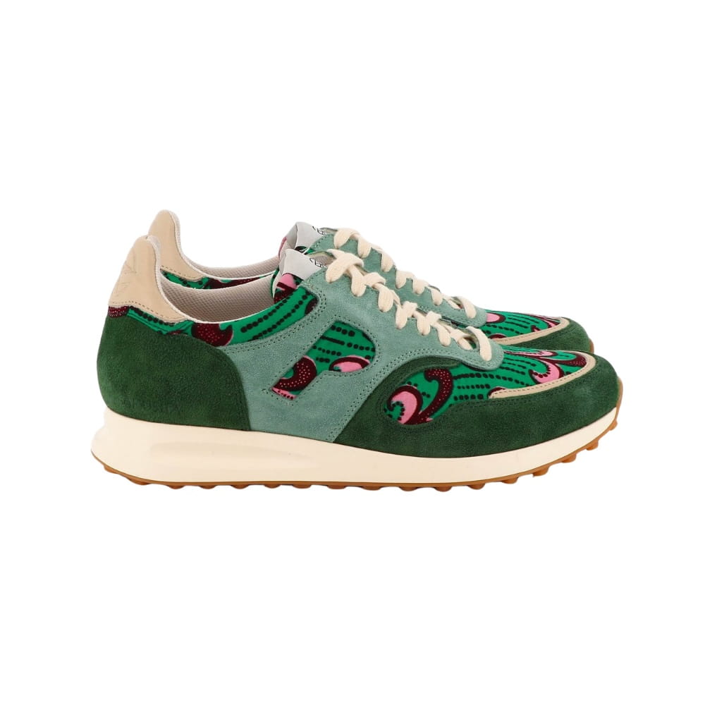 African Fair Trade Sneaker - Arusha Lime