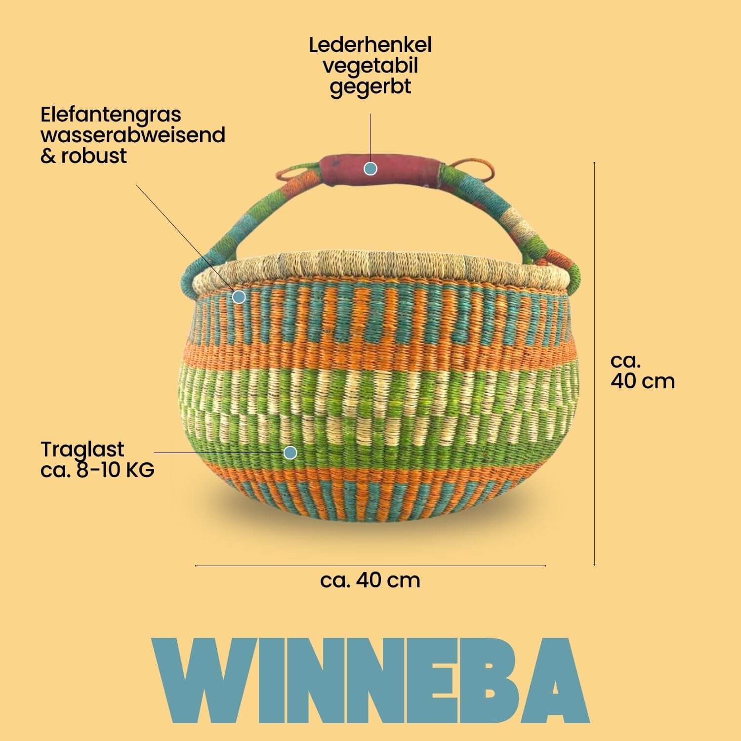 Bolga Korb - Winneba - Rund
