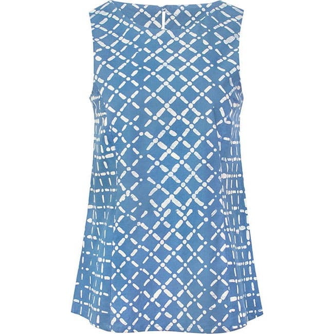 Boardwalk Ethno Bluse - Lattice Stone - Blau Boardwalk Ethno Bluse - Lattice Stone - Blau