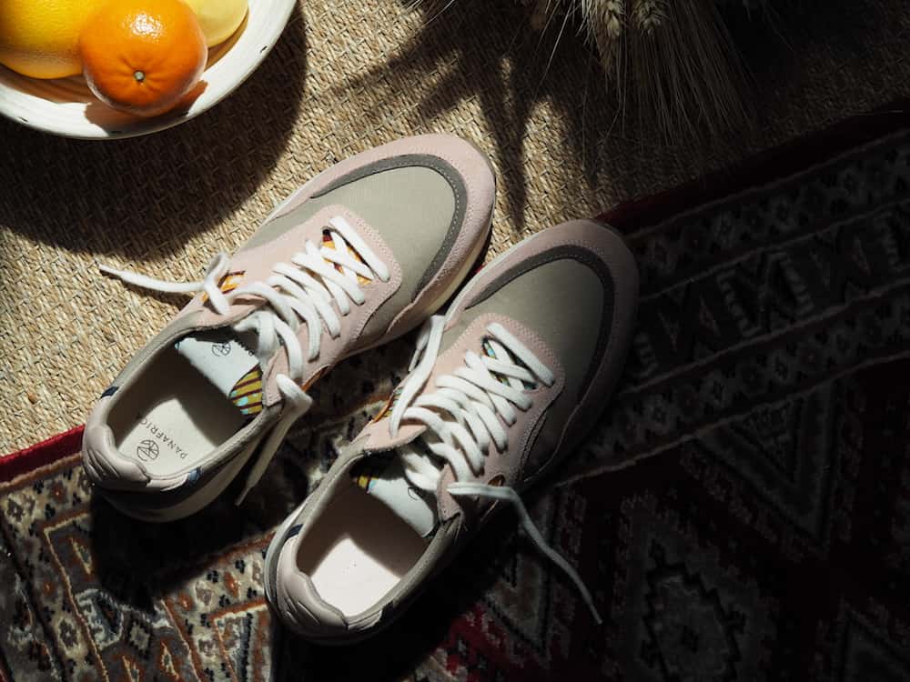 African Fair Trade Sneaker - Arusha Pastell