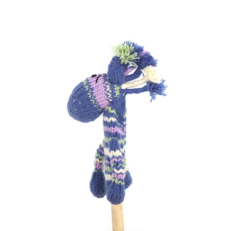Gestrickte Fingerpuppen - Mbizi - Zebra Gestrickte Fingerpuppen - Mbizi - Zebra