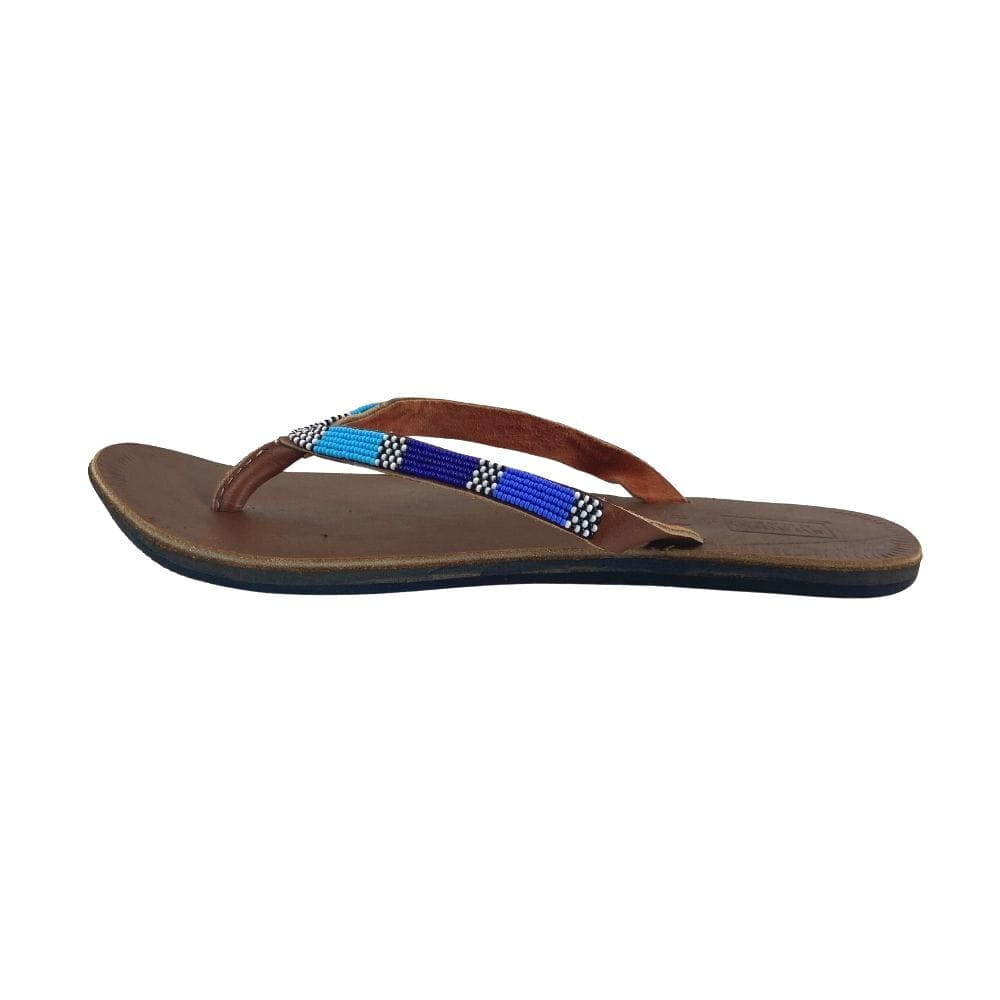 Afrikanische Sandalen - Atlas - Blau