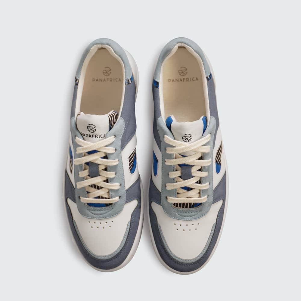 African Fair Trade Sneaker - Kasai Bleu