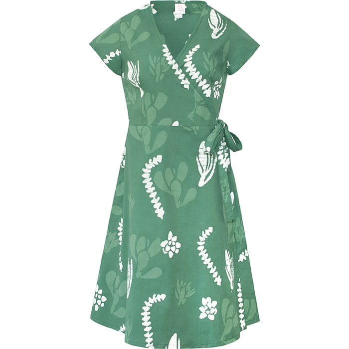 Wrap Dress - Botany Olive - Grün Wrap Dress - Botany Olive - Grün