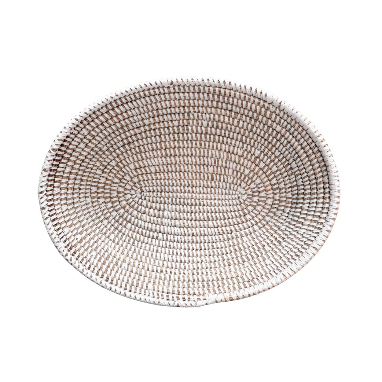 Obstschale & Brotkorb geflochten - 30cm - oval - Kanel - Senegal