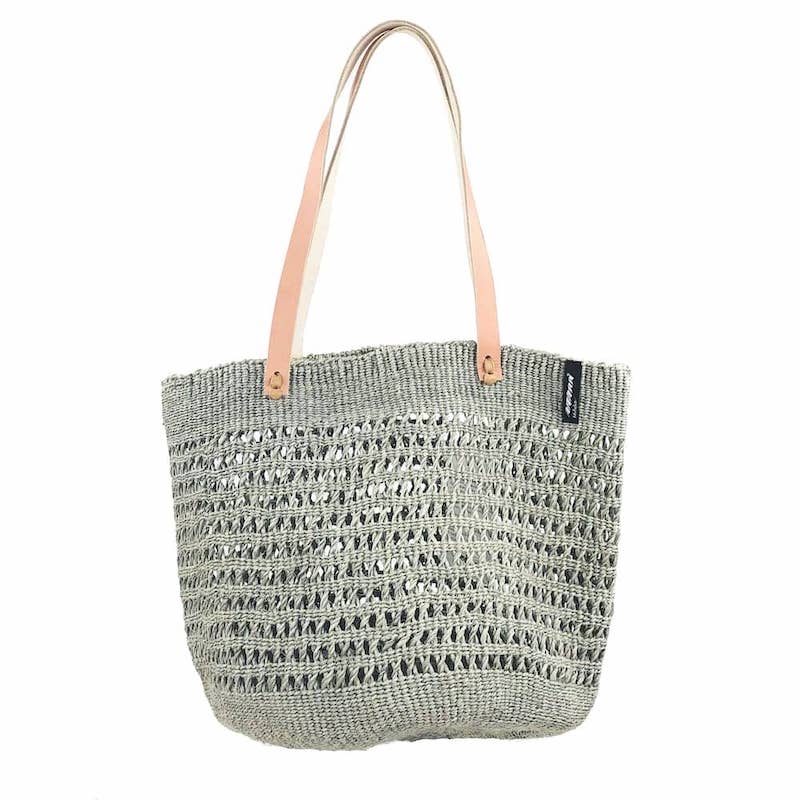 Kiondo Tasche M - Open Weave - Grau