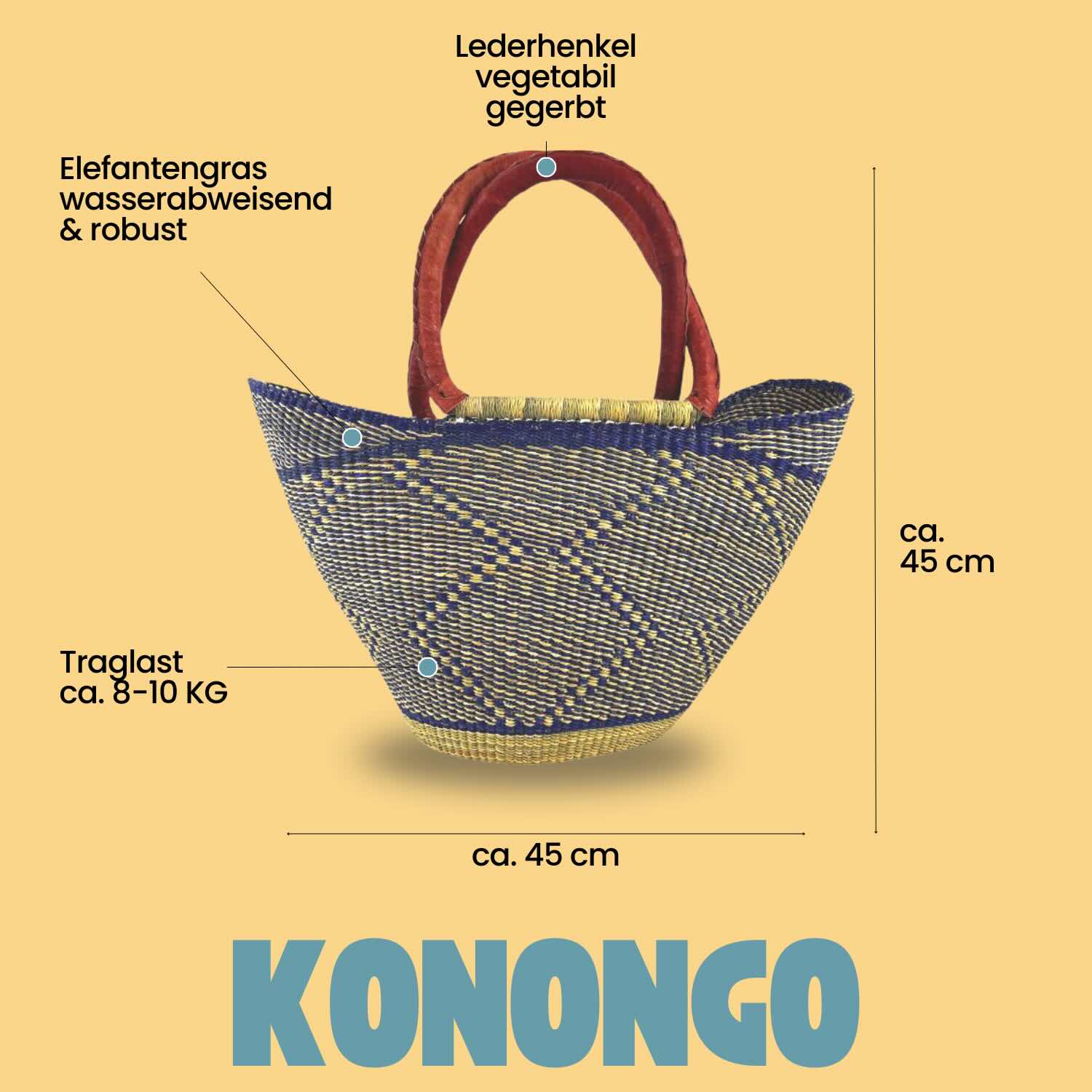Bolga Bag - Konongo - U-Form