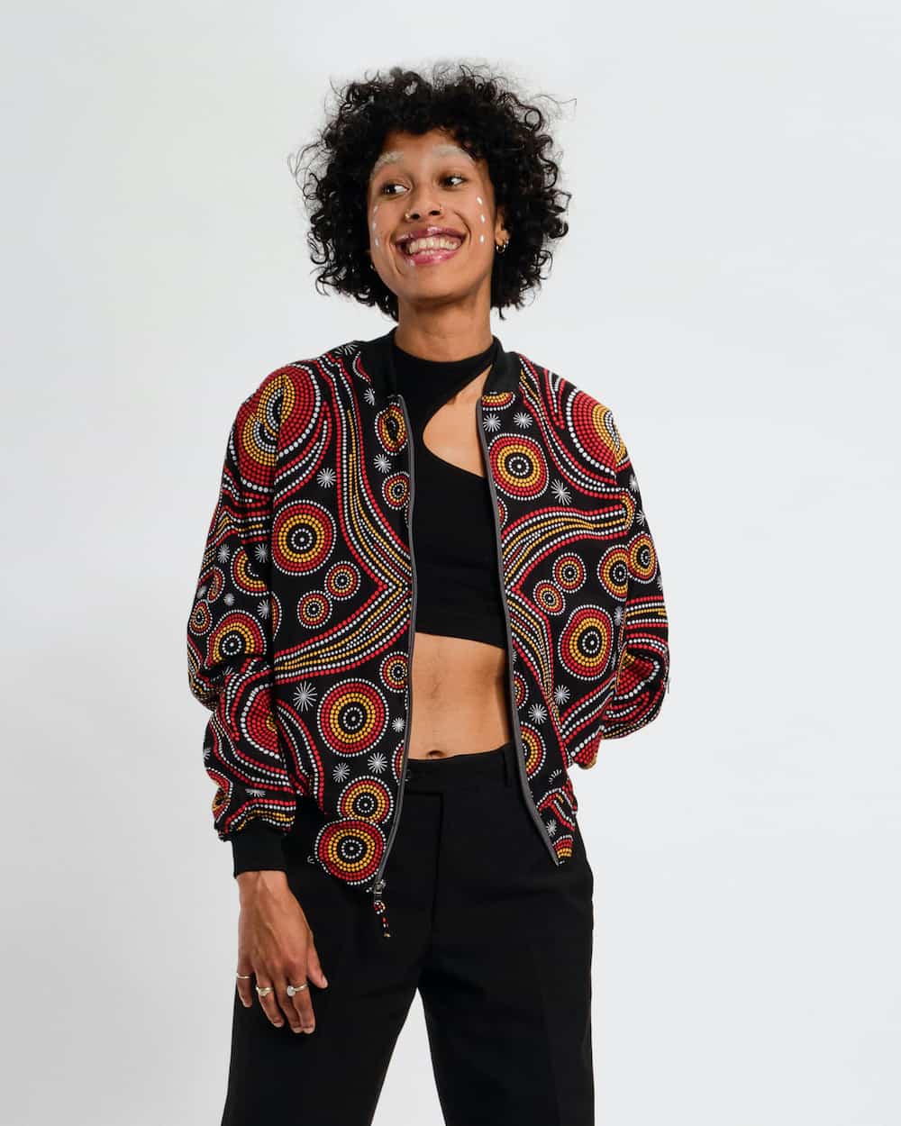 Bomberjacke Kitenge - Kizunguzungu - Unisex