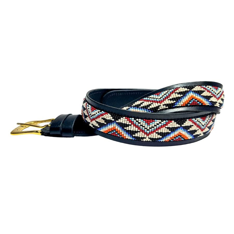 Massai Ledergürtel - Akan - Unisex Massai Ledergürtel - Akan - Unisex