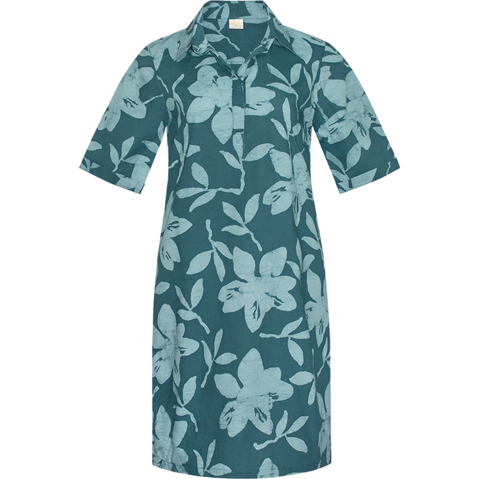 Tema Dress - Blossom Shadow - Dunkelgrün
