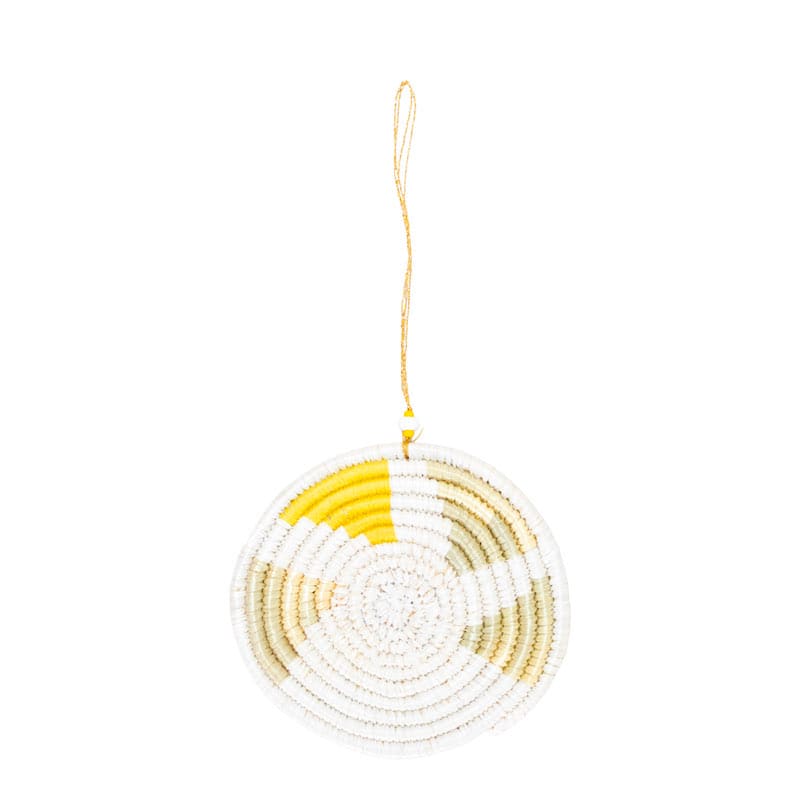 Christbaumschmuck INYABU - 7cm - Gelb Christbaumschmuck INYABU - 7cm - Gelb