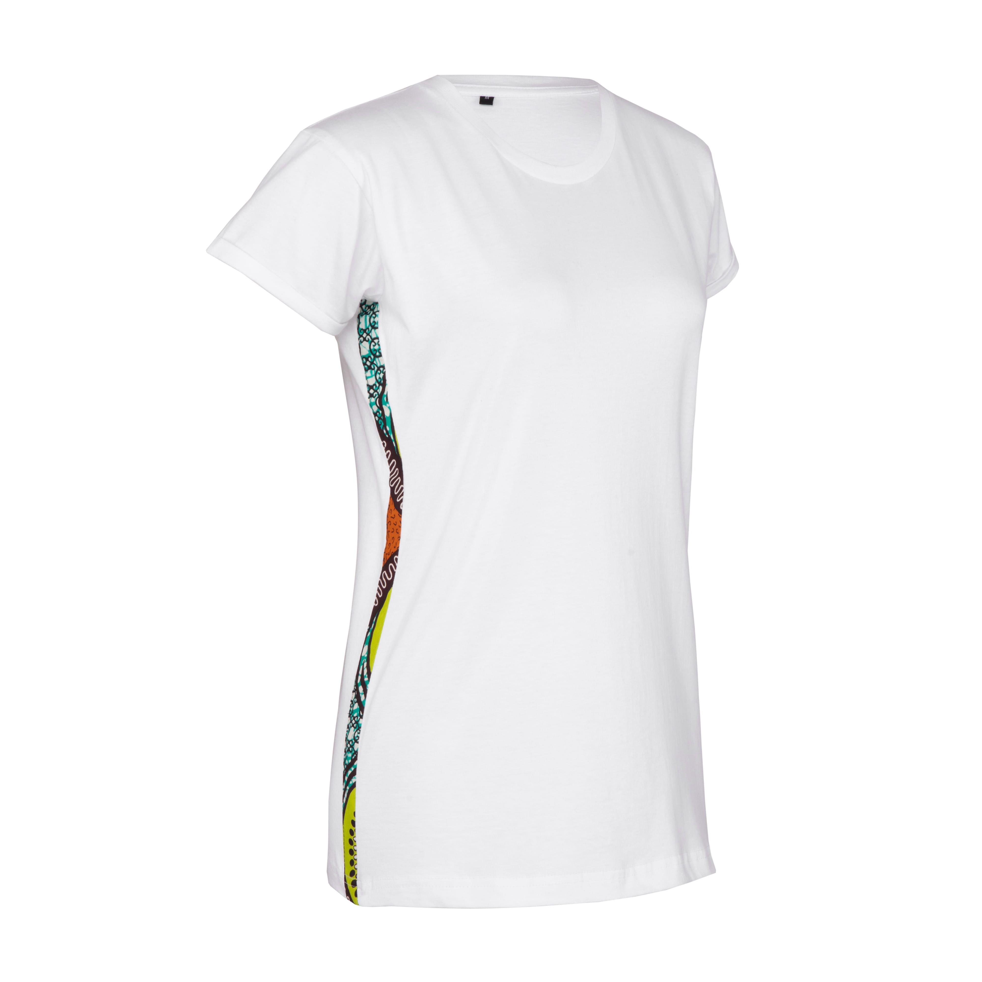 Imani - Bio Kitenge Shirt - Woman - Weiß Imani - Bio Kitenge Shirt - Woman - Weiß