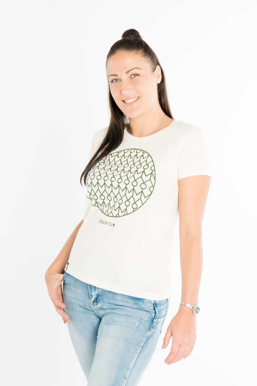 Ubuntu - Woman - Natur - Organic Shirt Ubuntu - Woman - Natur - Organic Shirt