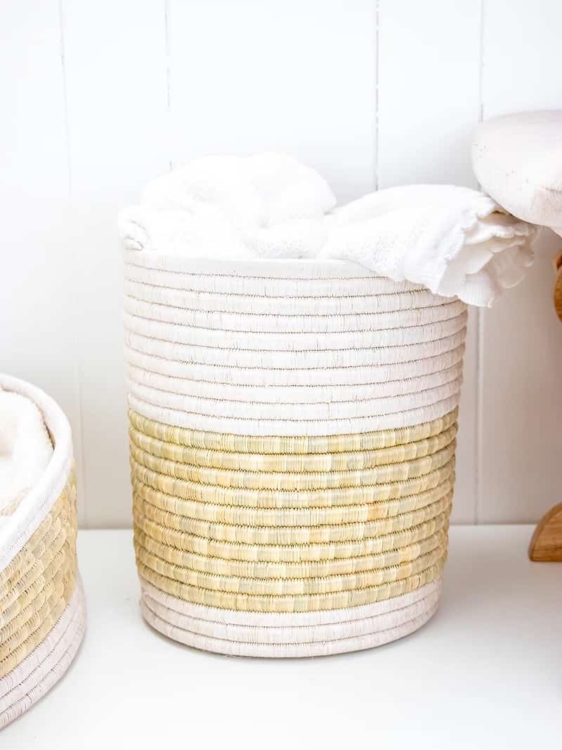 Katakuru Korb - 25cm - Recycelt Weiß Katakuru Korb - 25cm - Recycelt Weiß