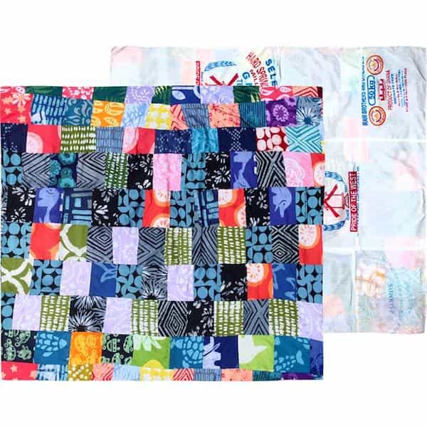 Patchworkdecke Afrika - Upcycling Patchworkdecke Afrika - Upcycling