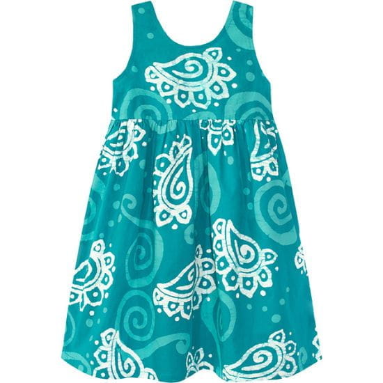 Girls Sundress - Paisley Teal Girls Sundress - Paisley Teal