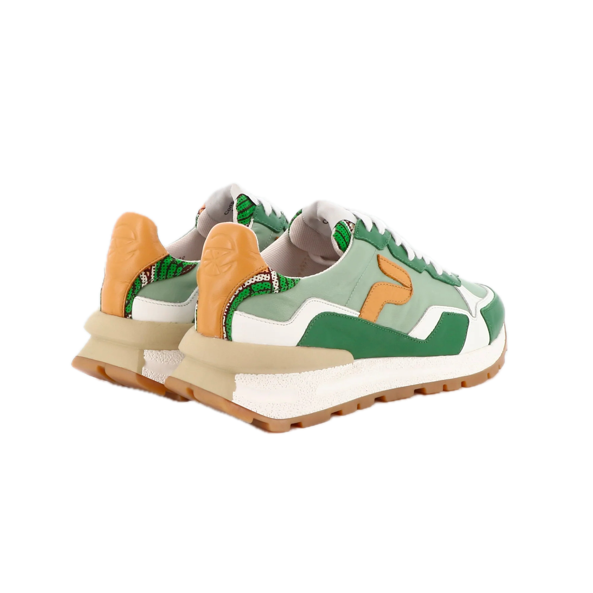 African Fair Trade Sneaker - Akanda Vert - 41 - Marokko